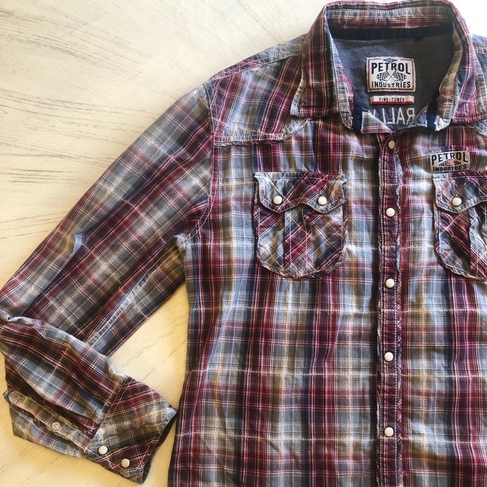 Men’s snap up Petrol Industries casual shirt